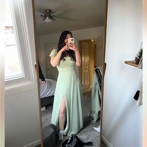 Bridesmaid Sage Green Dress Azazie